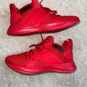 Puma Vibrant Red Performance Sneakers M8.5 W10